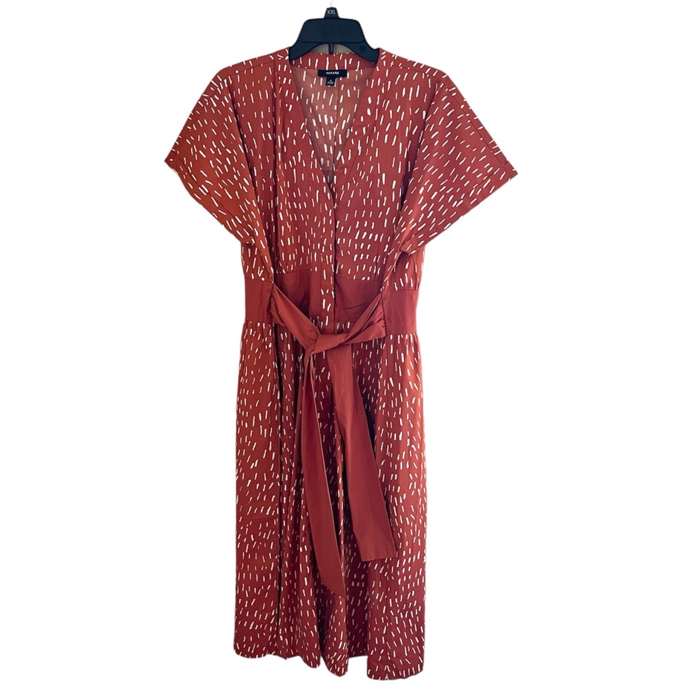Alfani Rust Midi Dress - Elegant